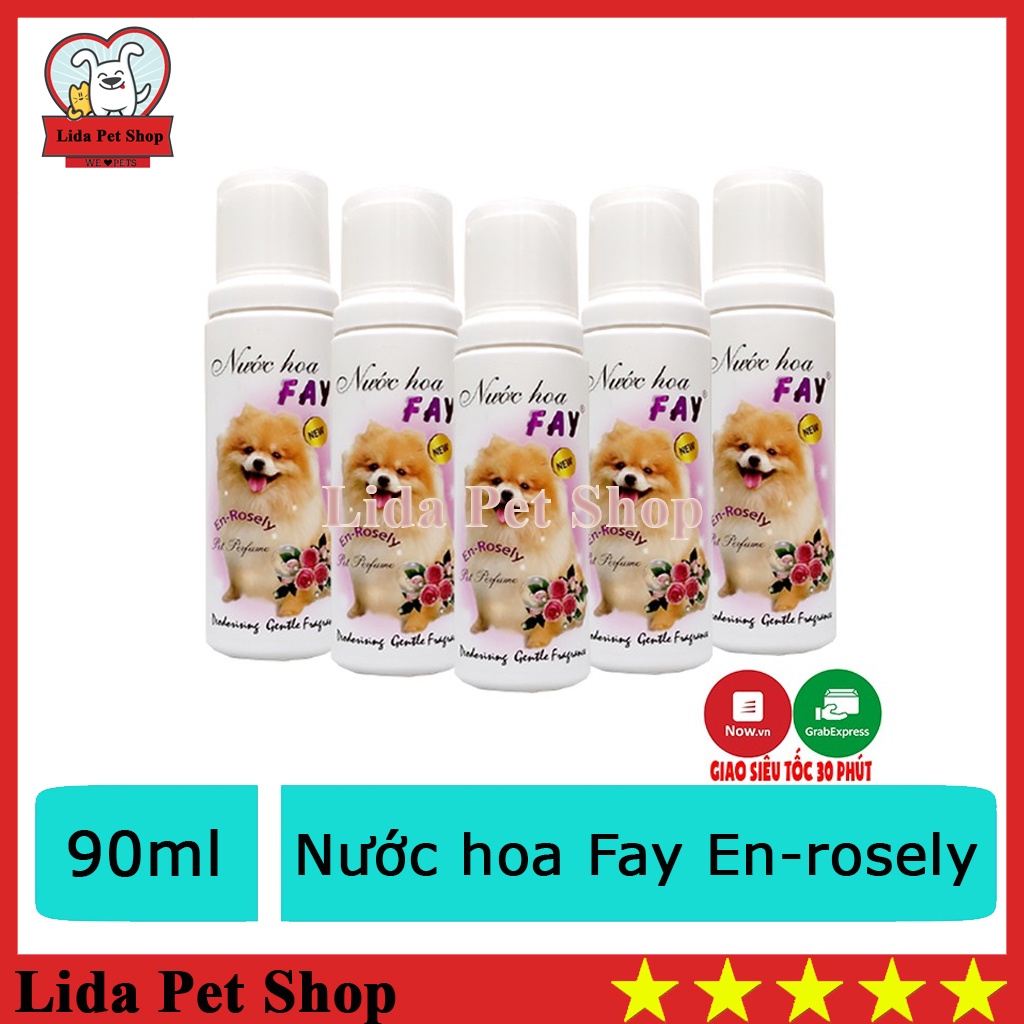 Nước hoa Fay 90ml dành cho thú cưng - CutePets Phụ kiện chó mèo Pet shop Hà Hội  - Lida Pet Shop