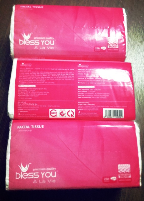 Khăn đa năng softpack -Bless you alavai 250 tờ