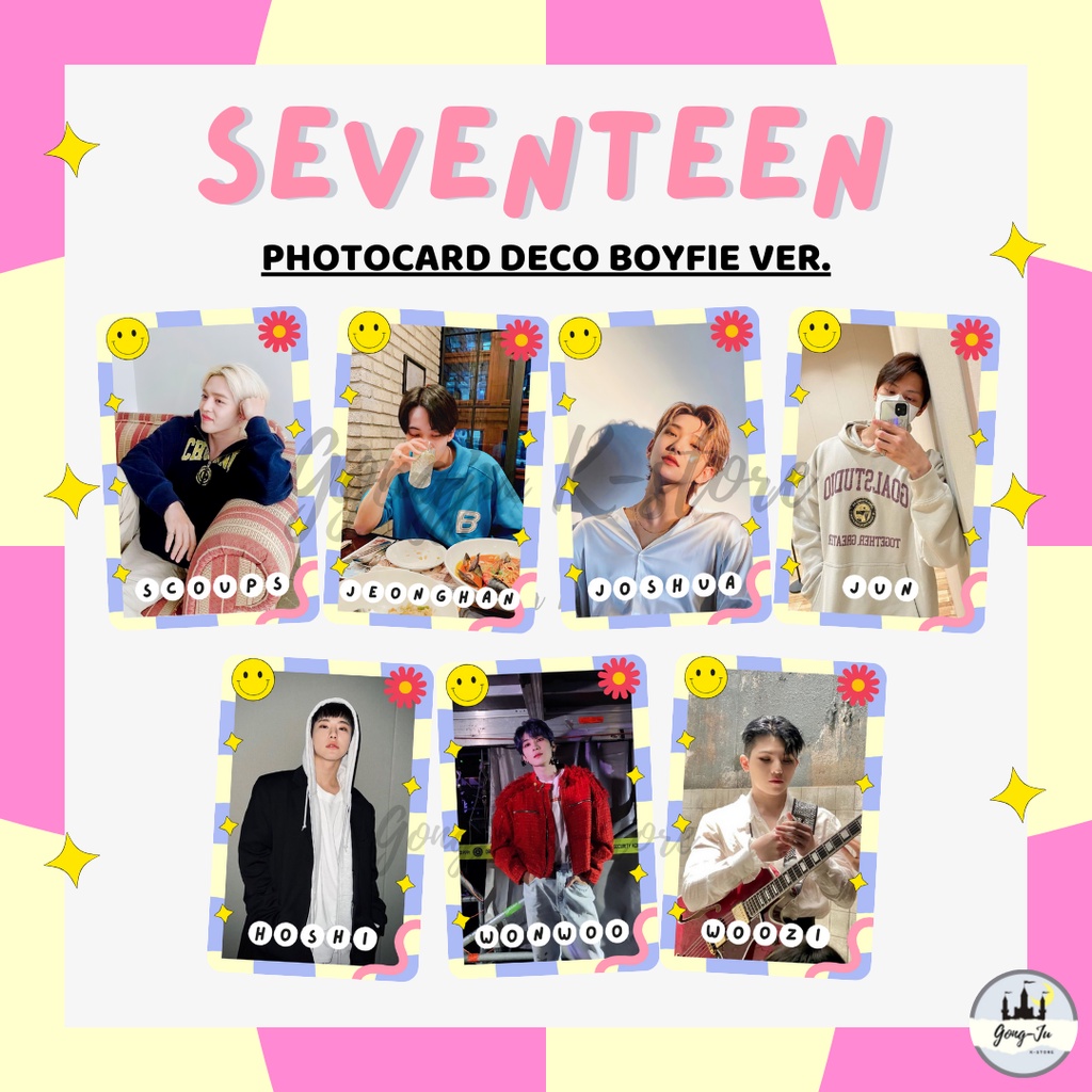 Trang Trí PHOTOCARD Seventeen