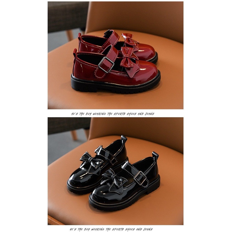 Giày búp bê da đế mềm thời trang xuân thu anh quốc dành cho nữ