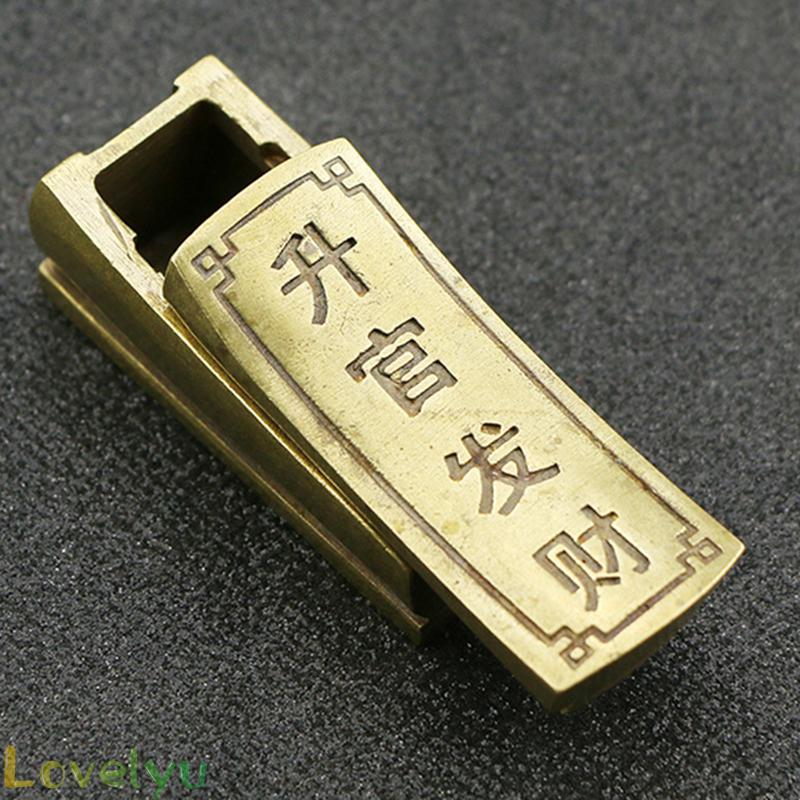 Đồ Trang Trí Thủ Công Hình Quan Tài Nhỏ Bằng Đồng Thau