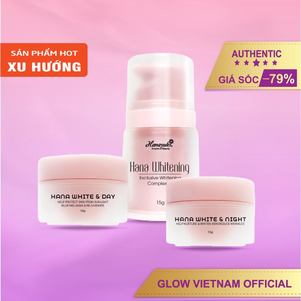 Combo dưỡng trắng da chuyên sâu minisize ngày đêm Glow - GlowVietnam