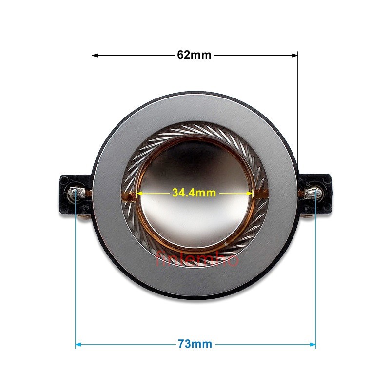 Bộ Cuộn Dây Titan 34.4mm Chuyên Dụng Cho Loa Karaoke