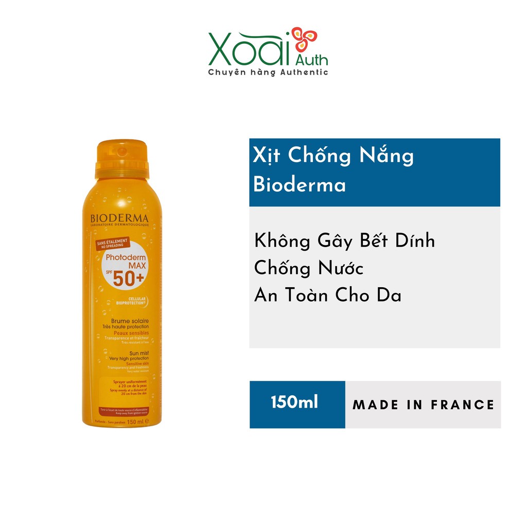 Xịt Chống Nắng Dạng Phun Sương BIODERMA 150ML