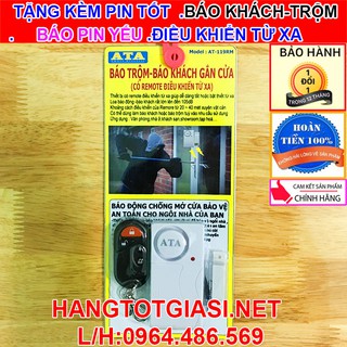 Báo động báo khách mở cửa không dây điều khiển từ xa ATA AT-119RM khuyến mãi 49% chính hãng ATA bảo hành 12T 1 đổi 1