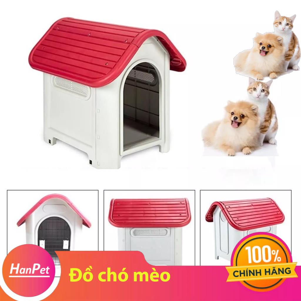 Nhà cho chó mèo Nhà nhựa chống nước ngoài trời