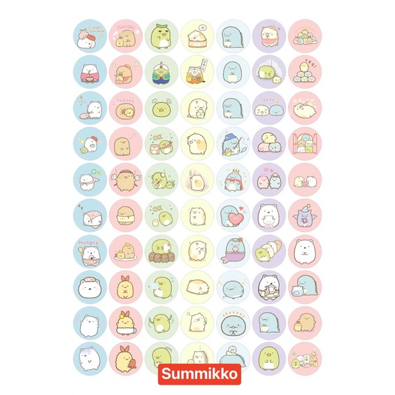 Sticker khen thưởng - mẫu Sumikko Gurashi