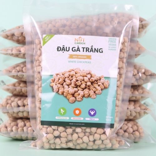 Hạt Đậu Gà Hữu Cơ Chickpeas Nut Garden - Nhập Khẩu Nam Mỹ - Túi 500gr, 1kg | WebRaoVat - webraovat.net.vn