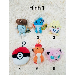 móc khóa gấu bông Pikachu