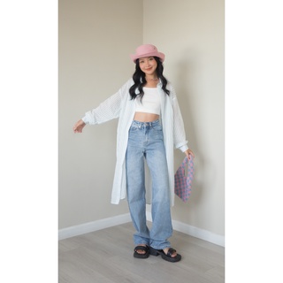 Đầm sơmi sọc dáng dài | Sala Dress | Secodee