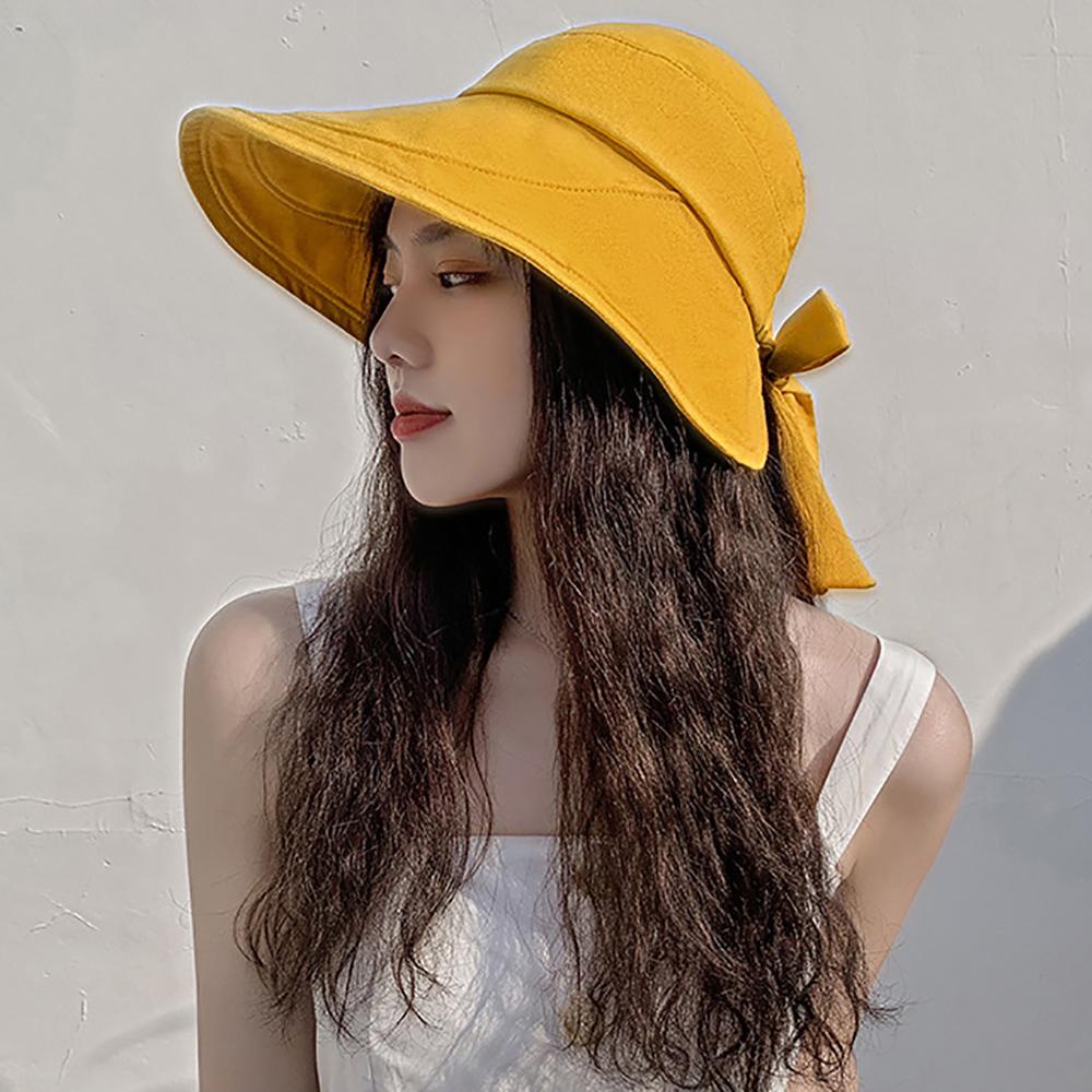 Mũ Tai Bèo Che Nắng Gấp Gọn Điều Chỉnh Được Thời Trang Đi Biển Cho Nữ