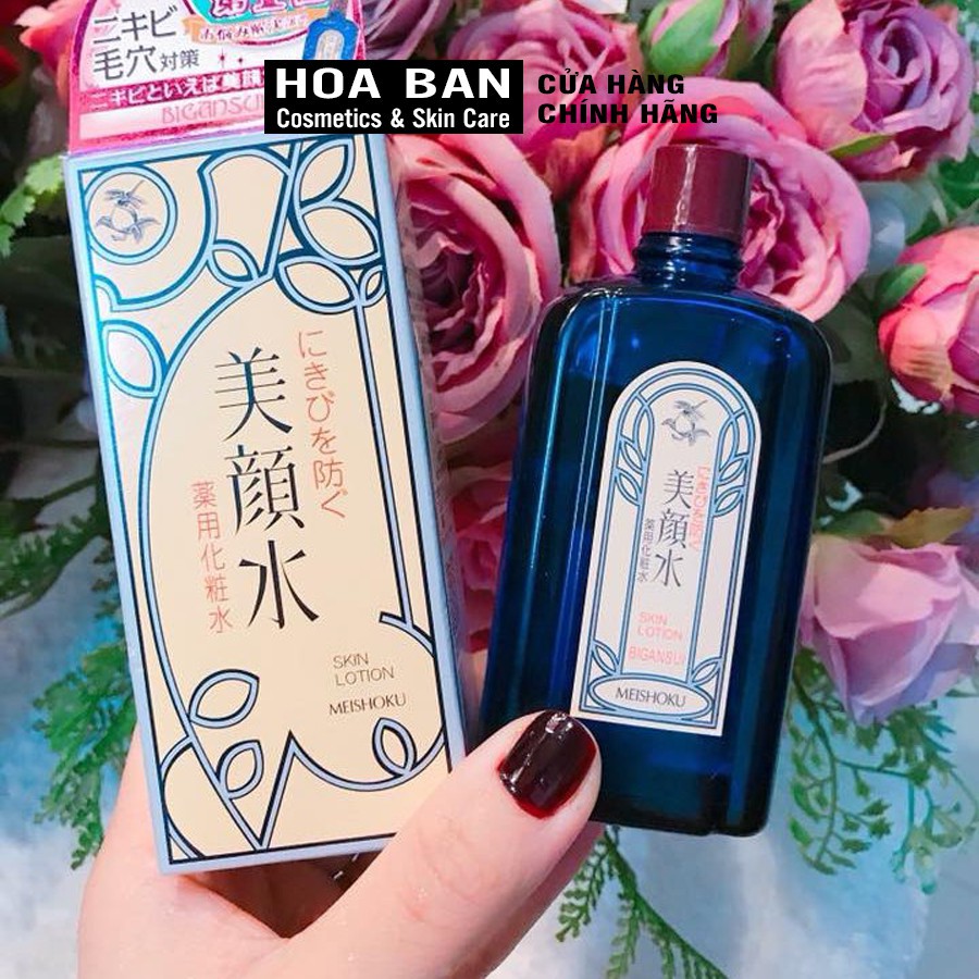 Nước hoa hồng giảm mụn Meishoku Bigansui Nhật Bản 90ml