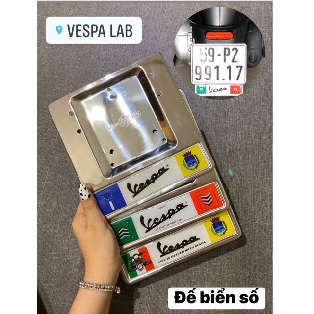 ĐẾ BIỂN SỐ DÀNH CHO VESPA