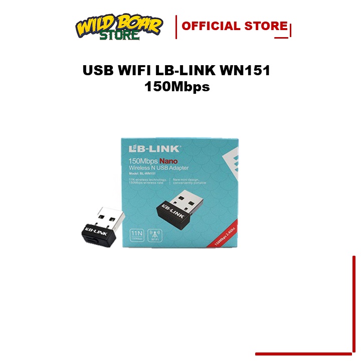 USB Thu Wifi [Hàng Chính Hãng Có Bảo Hành 12 tháng]🖥FREESHIP🖥USB WIFI LB-Link LB-WN151 USB Wireless N150Mbps  | BigBuy360 - bigbuy360.vn