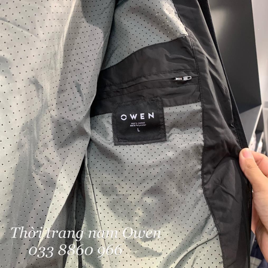 Sale Chính Hãng OWEN - Áo khoác nam 2 lớp màu XANH ĐEN 90271 - Áo khoác thể thao hot 🌺 neww * ! %