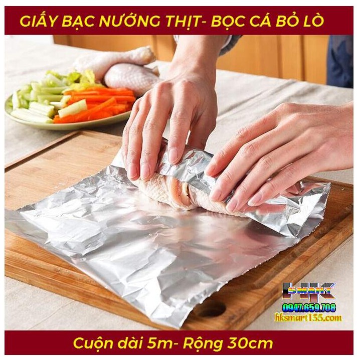 [RẺ VÔ ĐỊCH] Giấy bạc nướng thực phẩm Chuyên Dụng