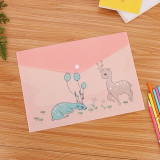 SP000524 - Túi đựng tài liệu A4 động vật dễ thương cute