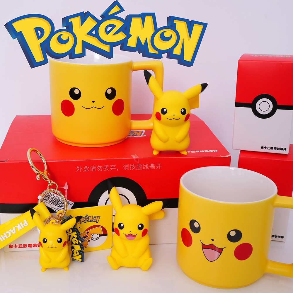 Mô hình Pokemon xịn sò - hàng nội địa Trung Pikachu-Psyduck-Charmander-Squirtle-Bulbasaur-Jigglypuff-Slowpoke