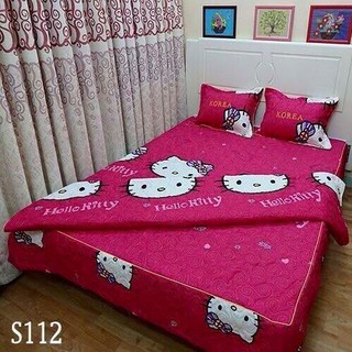 Drap giường kitty cờ kute dễ thương [ẢNH THẬT]