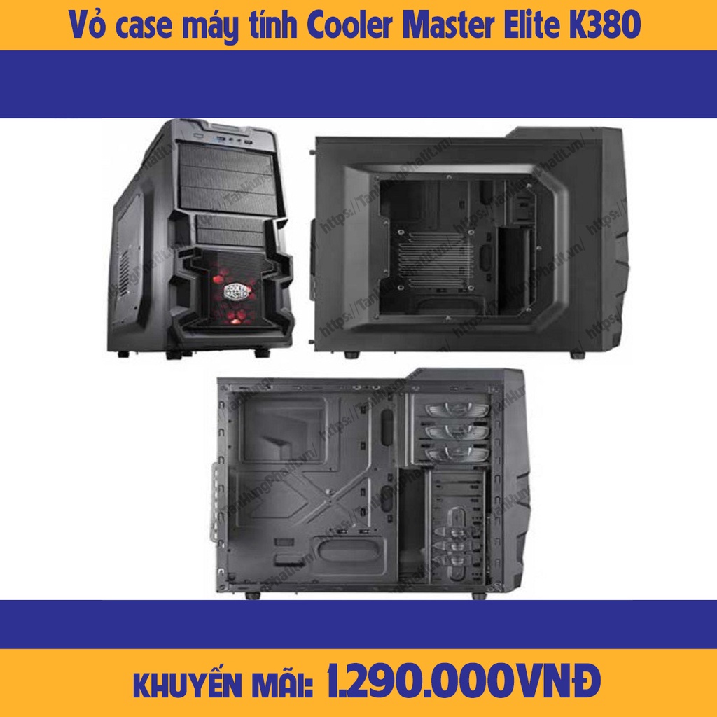 Vỏ case máy tính Cooler Master Elite K380 USB3.0 (Window - Mid Tower) thumbnail