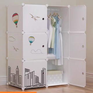 [Hàng Loại 1] Tủ Nhựa Ghép Đa Năng 6 Ngăn-Tủ Quần Áo