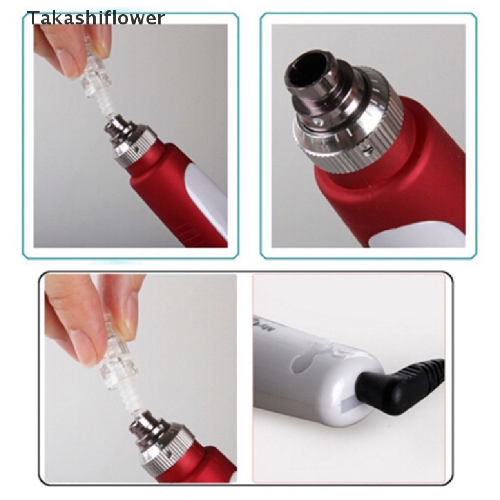 Bộ Kim Lăn Điện Với 2 Đầu Lăn Chống Lão Hóa Chăm Sóc Da Tiện Dụng