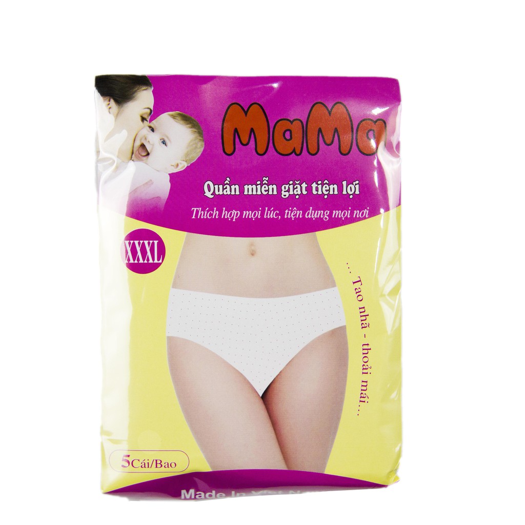 5 Quần lót giấy Mama cotton 100% an toàn cho mẹ sau sinh