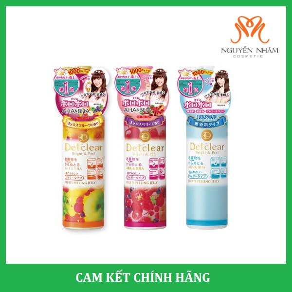 Tẩy Da Chết DETCLEAR CỦA MEISHUKO Nhật 180ml