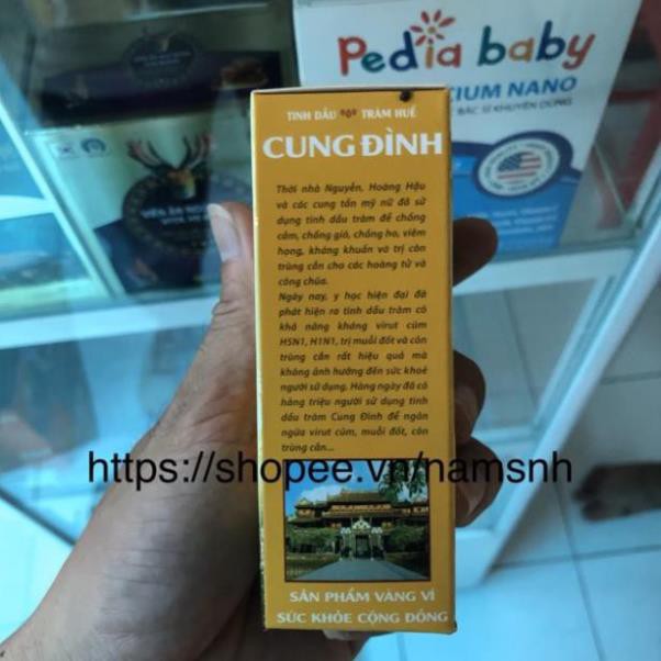 Tinh Dầu Tràm Huế Cung Đình Trị sổ mủi cảm cúm ho lọ 50ml