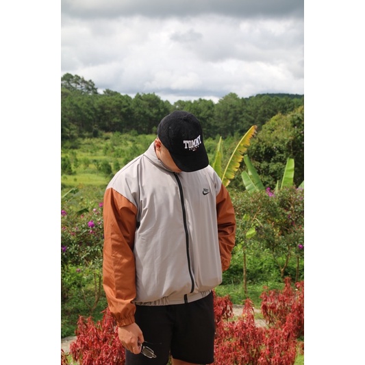 Áo Khoác Jacket Nike Drip Swoosh Vintage Nam Nữ Vải Dù 2 Lớp Cao Cấp LBsar