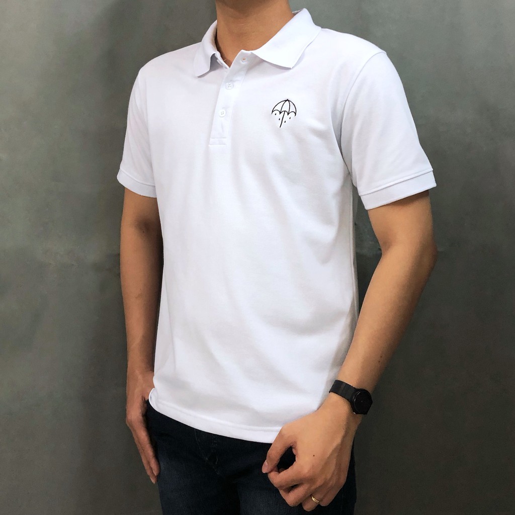 Áo thun POLO Unisex Cá sấu 4 chiều - Thêu Cái Ô | BigBuy360 - bigbuy360.vn