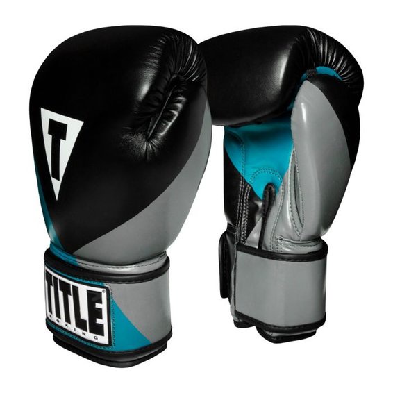 Găng tay boxing Title Prime Fitness Gloves - Black/Blue