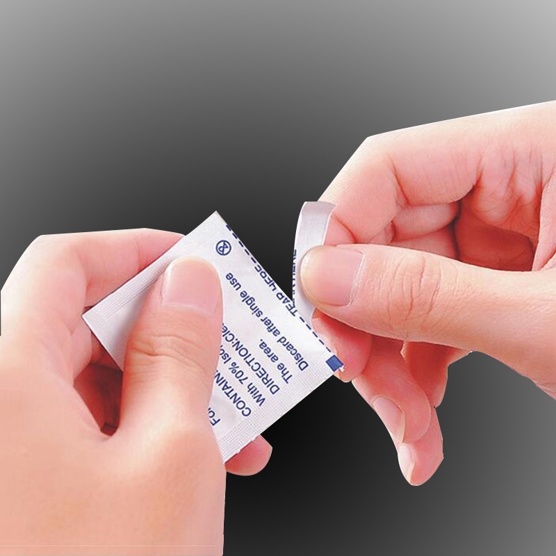 Bộ Dụng Cụ Làm Móng Tay Giả Bốn Món Bằng Cotton Gel Cồn Hai Mặt Màu Cam Cá Nhân