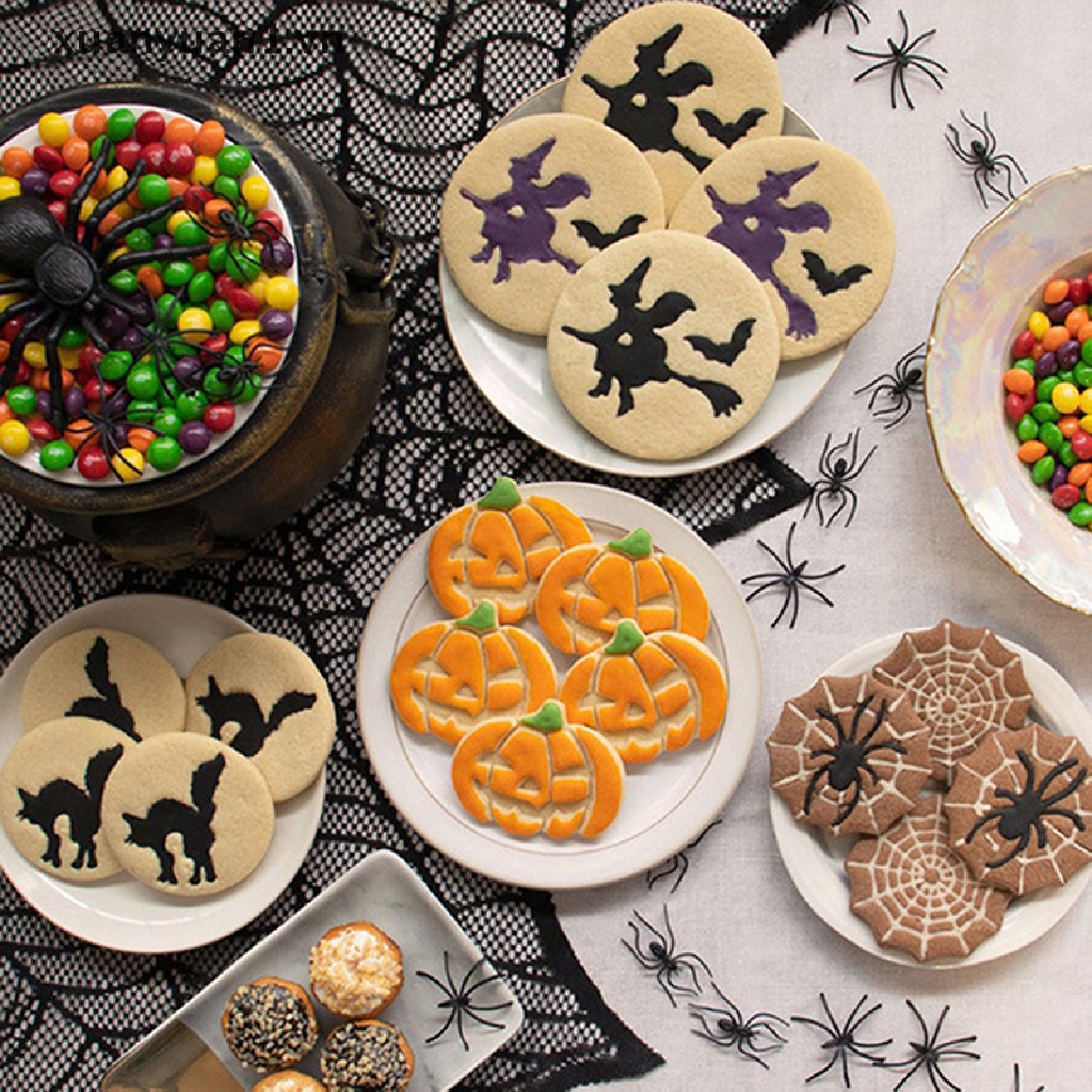 Set 1 / 3 Khuôn Cắt Bánh Quy Tạo Hình Chủ Đề Halloween Độc Đáo Tiện Dụng