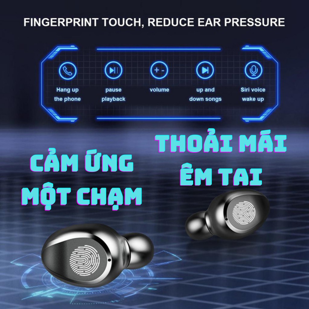 Tai nghe Bluetooth TWS F9 bản Quốc tế True Wireless-Tai nghe Bluetooth V5.0 User Manual - Tai nghe Bluetooth 5.0 AMOI F9