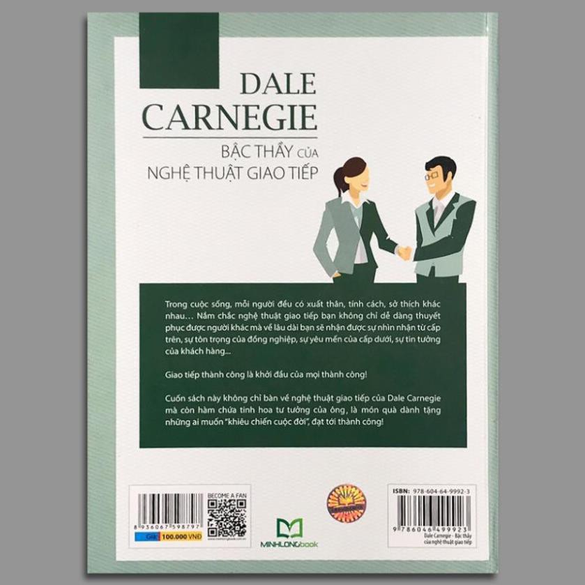 Sách - Dale Carnegie - Bậc thầy của nghệ thuật giao tiếp - Bản đặc biệt bìa cứng (Kèm Bookmark) [Minh Long]