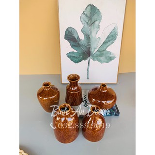 ( SET 5 LỌ & 10 LỌ MINI ĐẸP) LỌ HOA GỐM SỨ BÁT TRÀNG ĐẸP MẮT