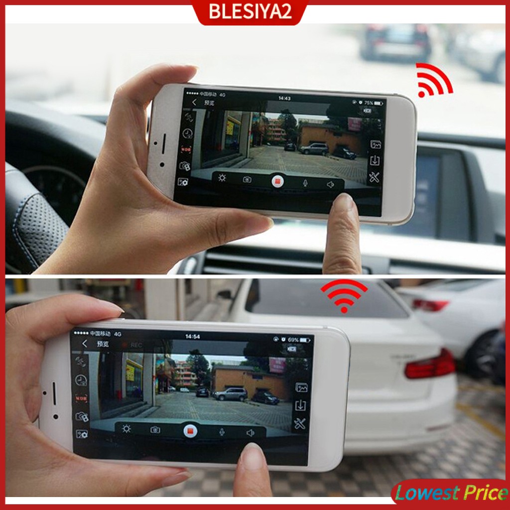 Camera Hành Trình Xe Hơi Không Dây Wifi 1080p 32g Hỗ Trợ Thẻ Nhớ Tf