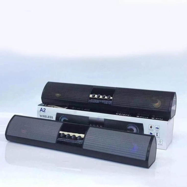 Loa Bluetooth Không Dây Wireless Speaker A2 Dáng Dài Có Đèn Led, Âm Thanh Hay, Bass Khỏe, Bảo hành 6 tháng