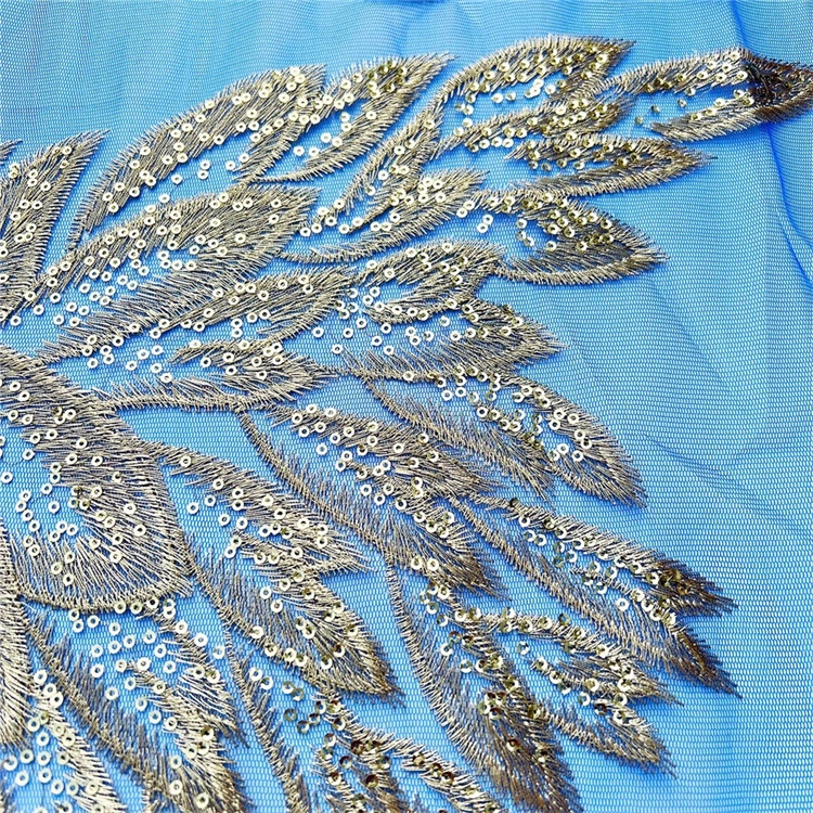 1pcs 60 * 49cm hoa vá may thêu bướm appliques sequins vá cho váy cưới buổi tối ăn mặc sang trọng