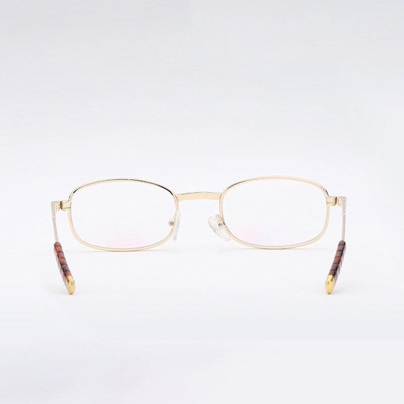 Mắt Kính Đọc Sách Gọng Silicone Chống Trượt + 100 ~ + 400 Độ Bằng Hợp Kim Nhôm Chất Lượng Cao