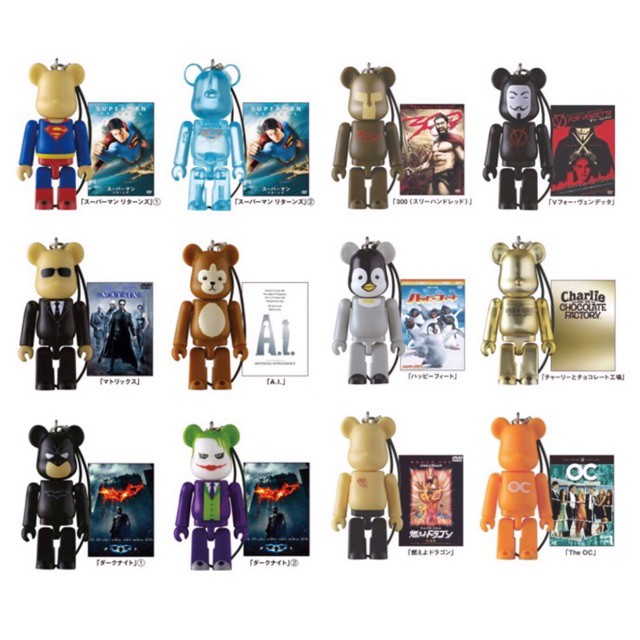 BEARBRICK MÓC KHÓA 70% TỪ STUDIO WARNER BROS CỰC ĐẸP - HÀNG CHÍNH HÃNG 100% - ĐỒ CHƠI SƯU TẦM NHẬT BẢN GIÁ TỐT..