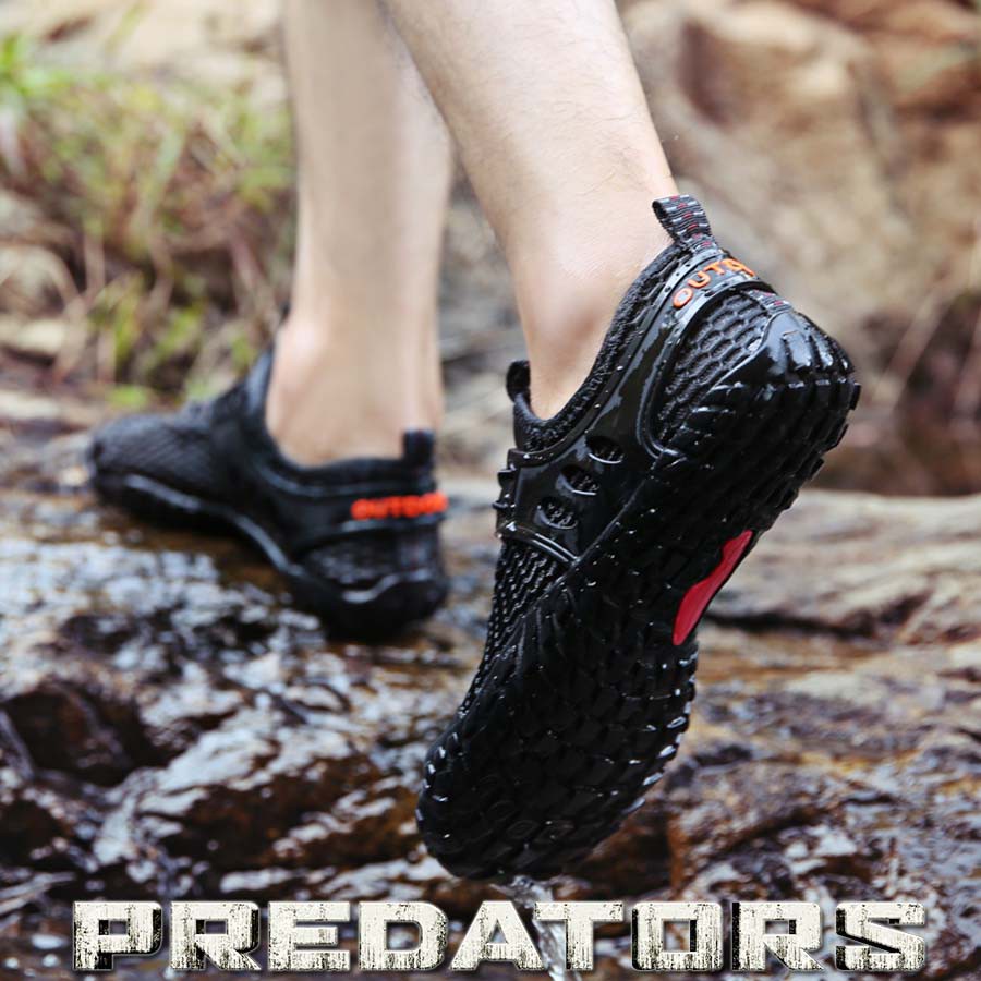 GIÀY ĐI PHƯỢT 🔥 MÀU ĐEN_TREKKING 🔥 LEO NÚI_LỘI SUỐI_TẬP GYM_YOGA 🔥 ĐẾ CAO SU_VẢI LƯỚI MESH | BigBuy360 - bigbuy360.vn