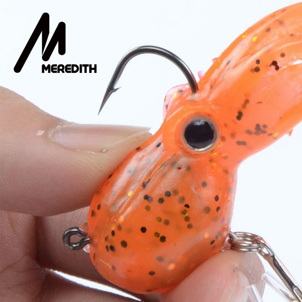 MUVAKO Mồi Câu Cá Giả Hình Bạch Tuộc Đuôi Dài Chuyên Dùng