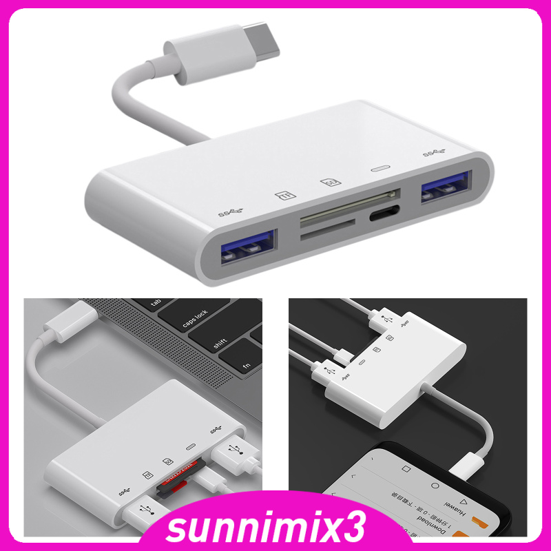 Đầu Đọc Thẻ Nhớ Đa Năng 5 Trong 1 Usb 3.0 Cho Macbook | BigBuy360 - bigbuy360.vn