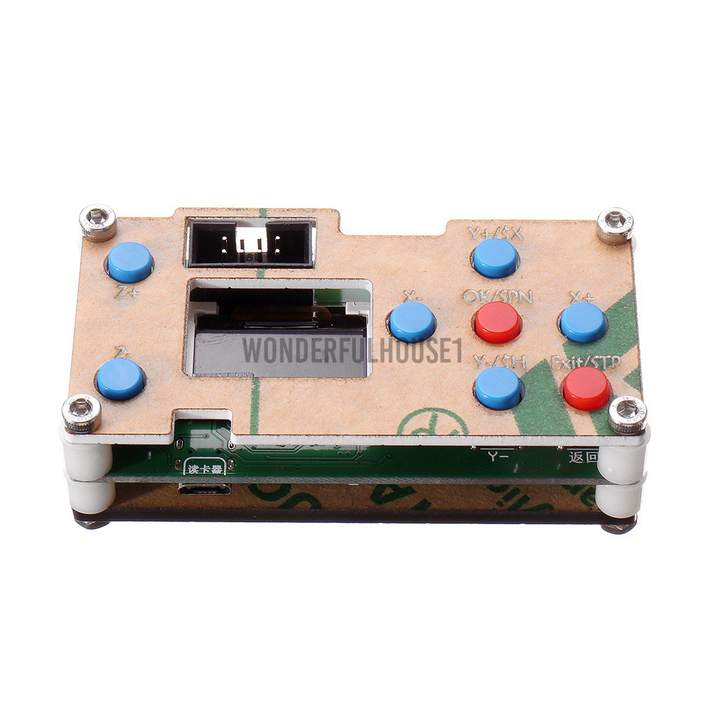 Upgraded 3 Axis GRBL USB Driver Offline Controller Control Module LCD Screen SD Card for CNC 1610 2418 3018 Wood Router Laser Engraving Machine