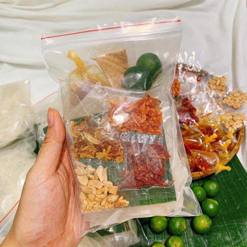 BÁNH TRÁNG RÌA PHƠI SƯƠNG TRỘN KHÔ BÒ