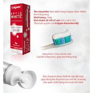 KEM ĐÁNH RĂNG COLGATE - Optic White 100g