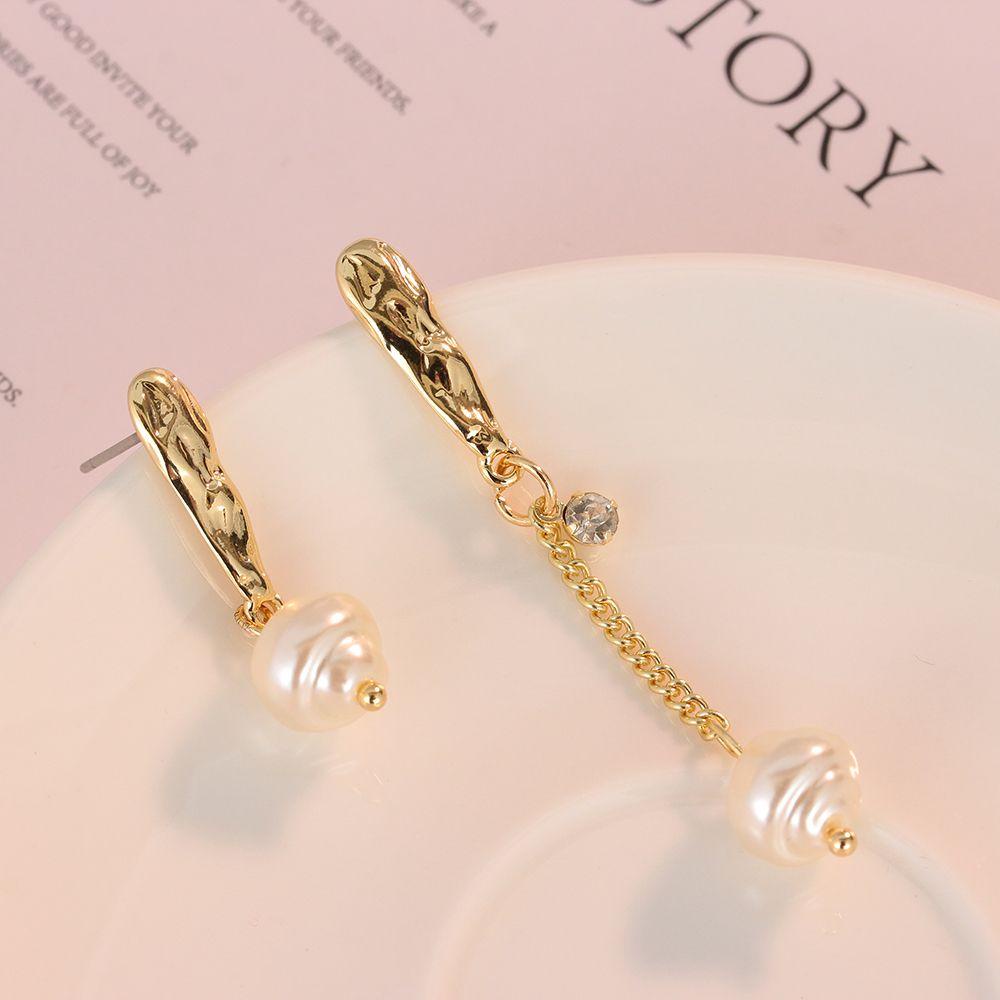 LAY Bông Tai Hình Tròn Phong Cách Vintage Hàn Quốc