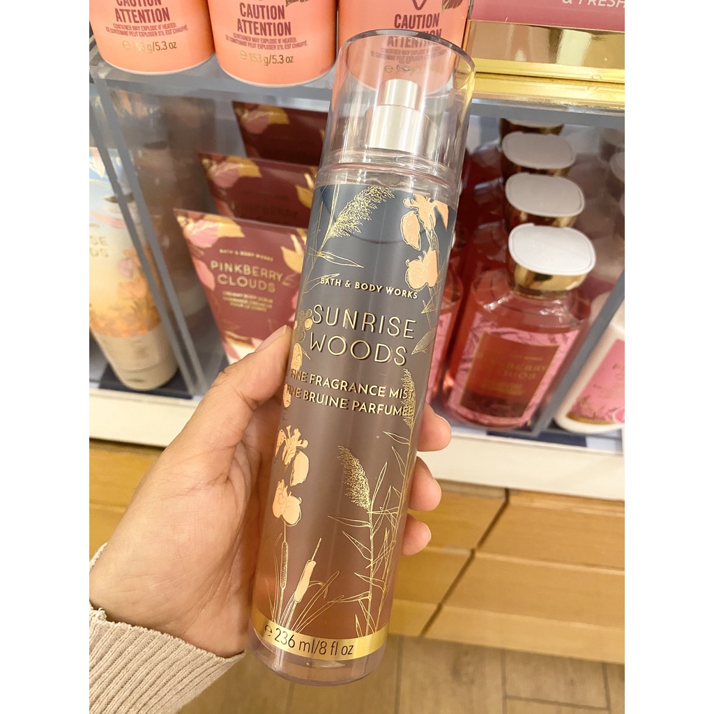 Xịt Thơm Toàn Thân Body Mist SUNRISE WOODS Bath & Body Works